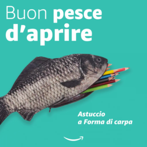 L'adv di Amazon per il Pesce d'aprile del 2023