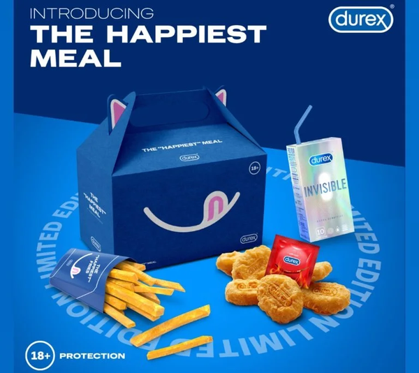 L'adv di Mcdonald's in collaborazione con Durex