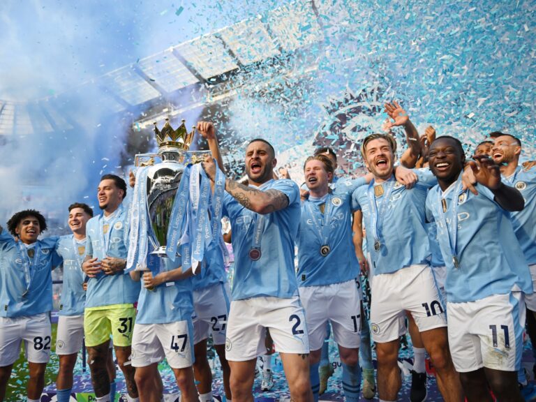 Il Manchester City vincitore dell'ultimo campionato inglese che trascina in maniera importante a livello di marketing della Premier League