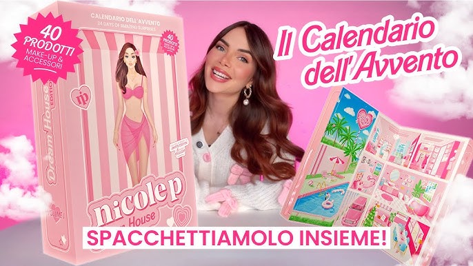 l'influencer nicole pallado e il suo calendario dell'avvento