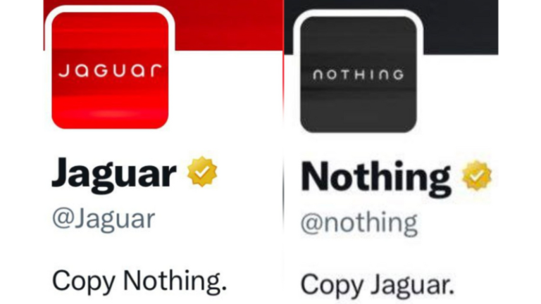 Nothing deride il rebranding di Jaguar